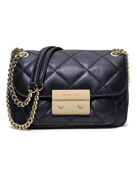 michael kors sloan small quilted leather crossbody bag|Michael Kors quilted bag.